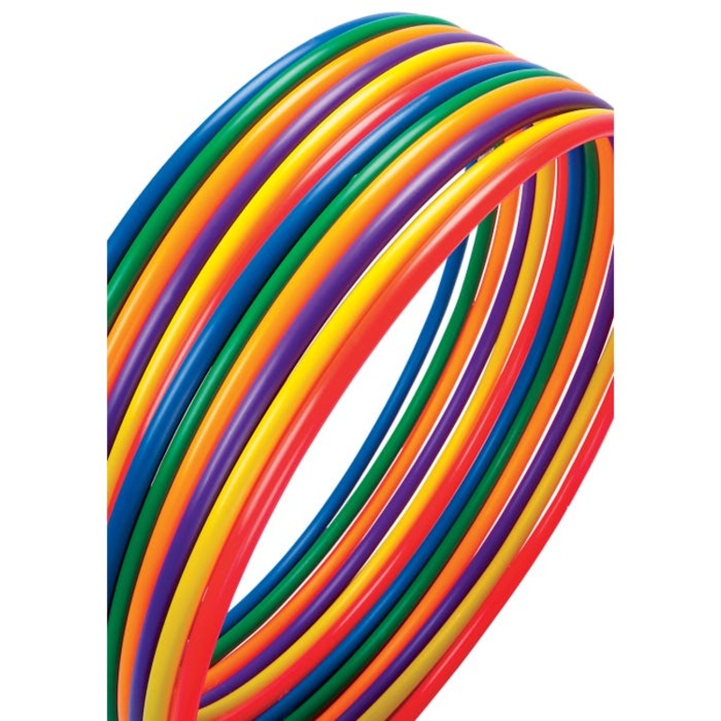 Sportime Plastic Hoops, 30 Inch, Set of 12