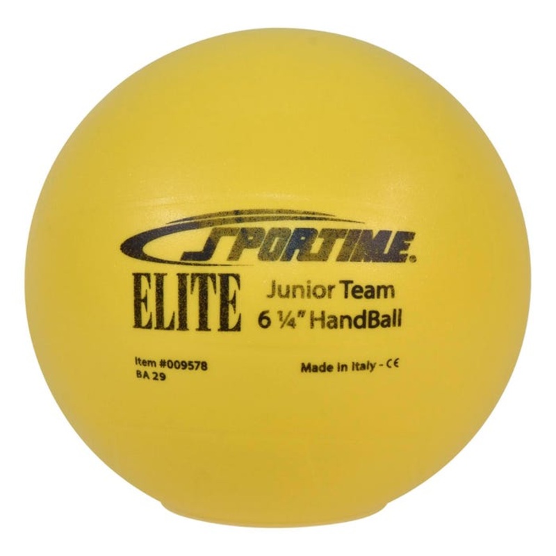 Sportime Super-Safe Elite Junior Team Handball, 6-1/4 Inch Diameter, Yellow