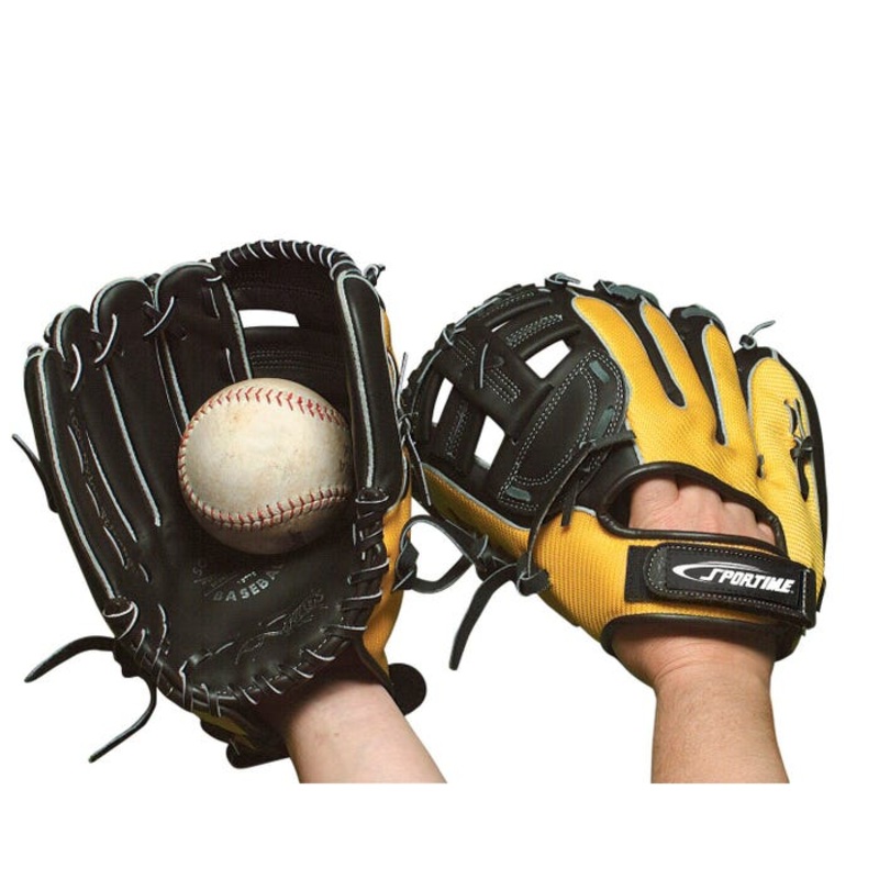 Sportime Yeller Right-Handed Thrower Baseball Glove, Intermediate, Ages 10 to 16