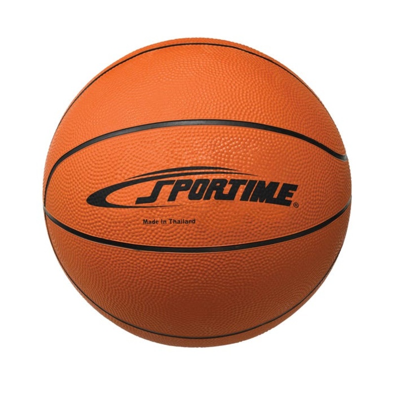 Sportime Gradeball Rubber Basketball, 27 Inches, Junior Size 5, Tan