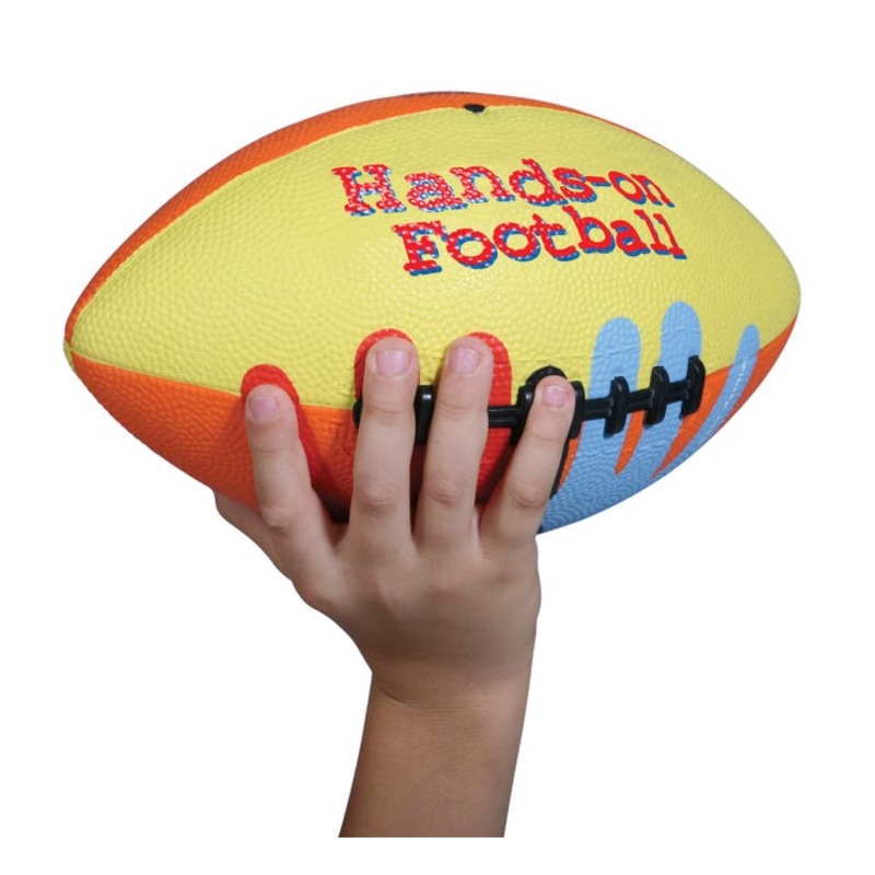 Sportime Max Hands-On Football, Size 7, Youth/Intermediate, Multi Colors