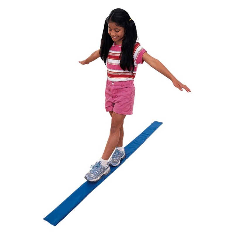 Sportime Personal Balance Beam, 4 Inches Wide, Blue