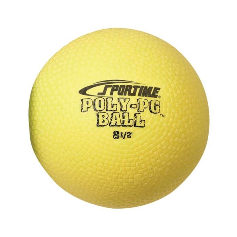 Sportime Poly PG Ball, 8-1/2 Inches, Yellow