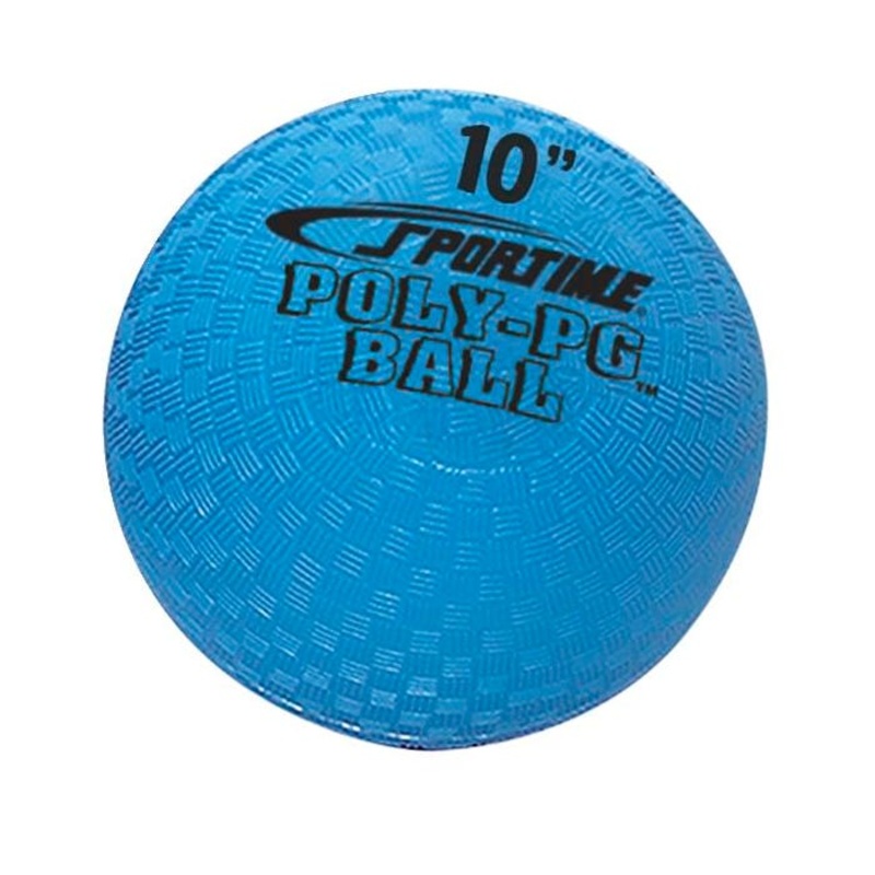 Sportime Poly PG Balls, 10 Inches, Each, Blue