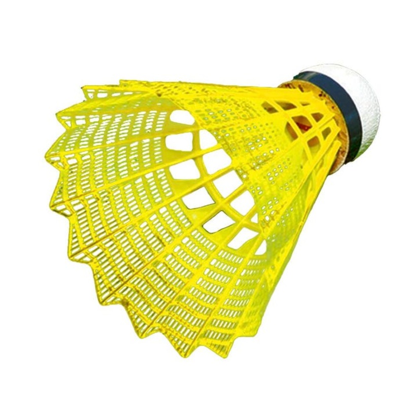 Sportime Tournament Yeller Badminton Shuttlecocks, Yellow, Set of 6