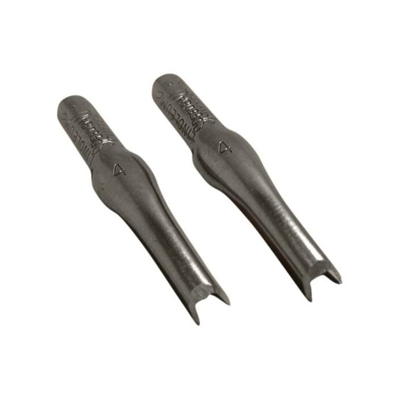 Speedball Linoleum Push Type Cutter, Number 4 Square, Pack of 12