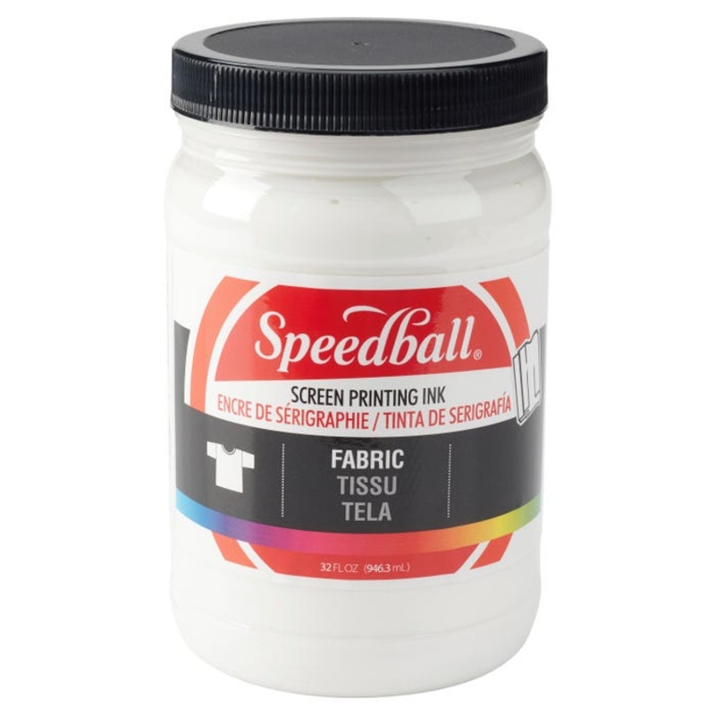 Speedball Non-Toxic Acrylic Screen Printing Ink, 4 Quart, White