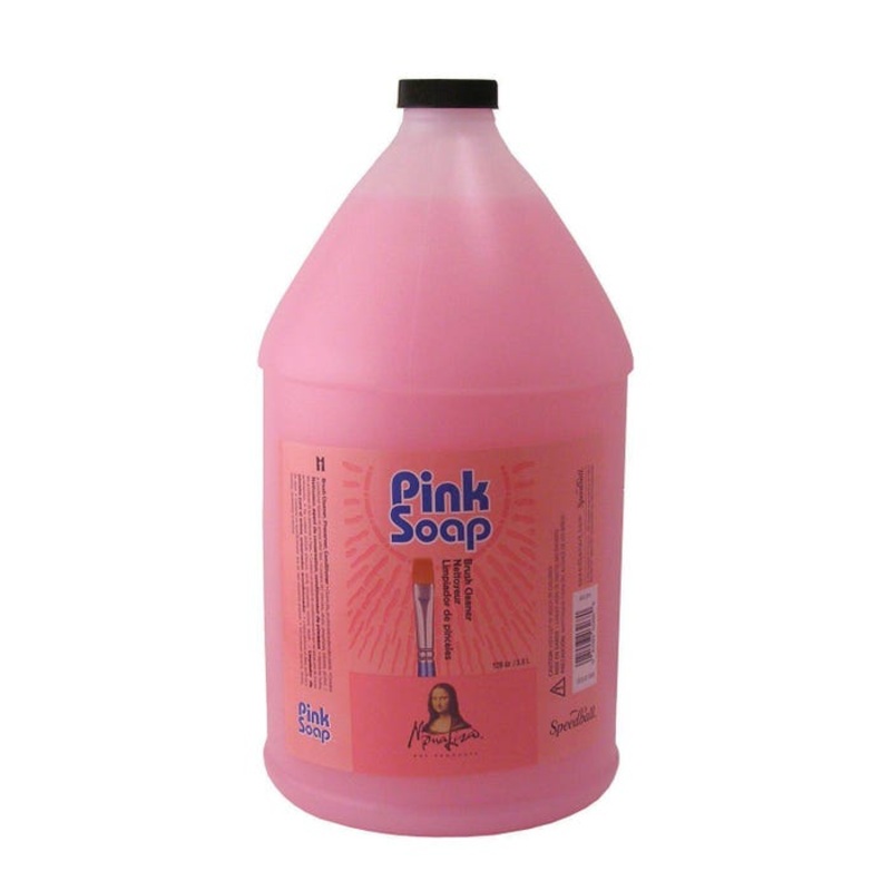 Speedball Pink Soap Brush Cleaner, 1 Gallon
