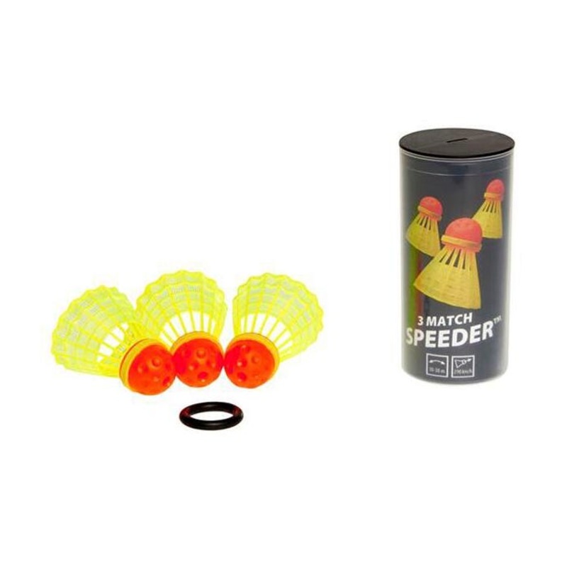 Speedminton Match Speeder, Tube of 3 Shuttles