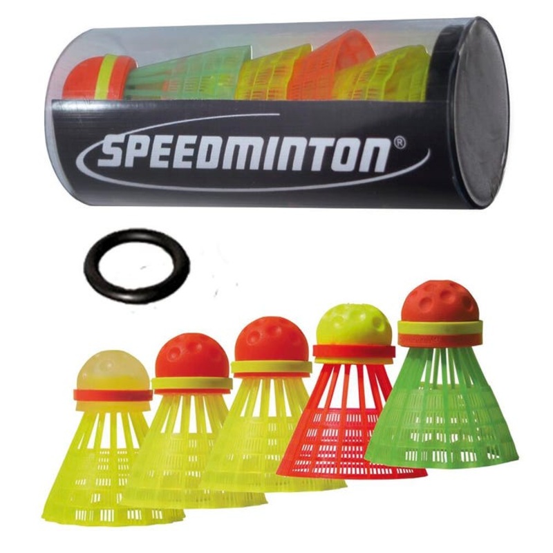 Speedminton Speeder Mixed Tube, Set Of 5