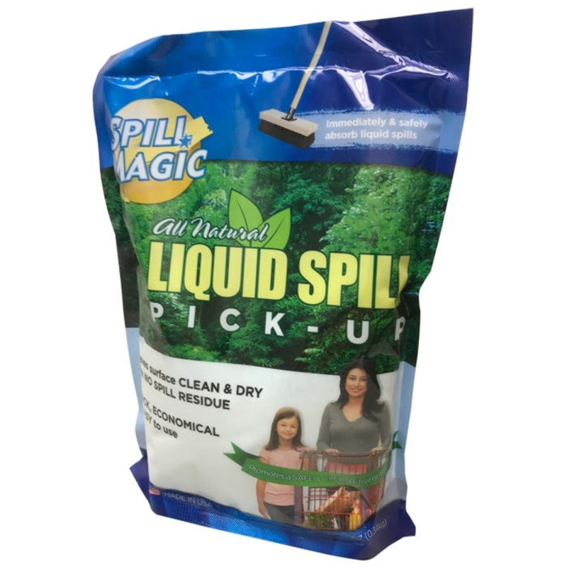 Spill Magic Liquid Spill Pick-Up Absorbent Powder, 12 Ounce Bag