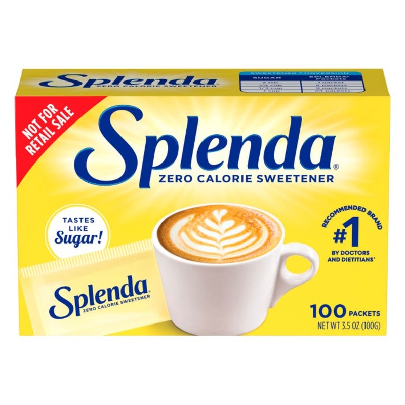 Splenda Single-Serving Sugar Substitute, 1 g, Pack of 100