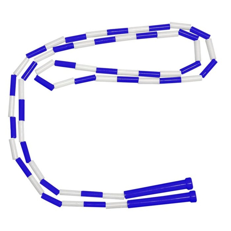 Sportime Jump Rope with Plastic Links, 9 Feet, Blue