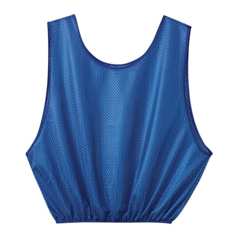 Sportime Youth Mesh Scrimmage Vest, Blue