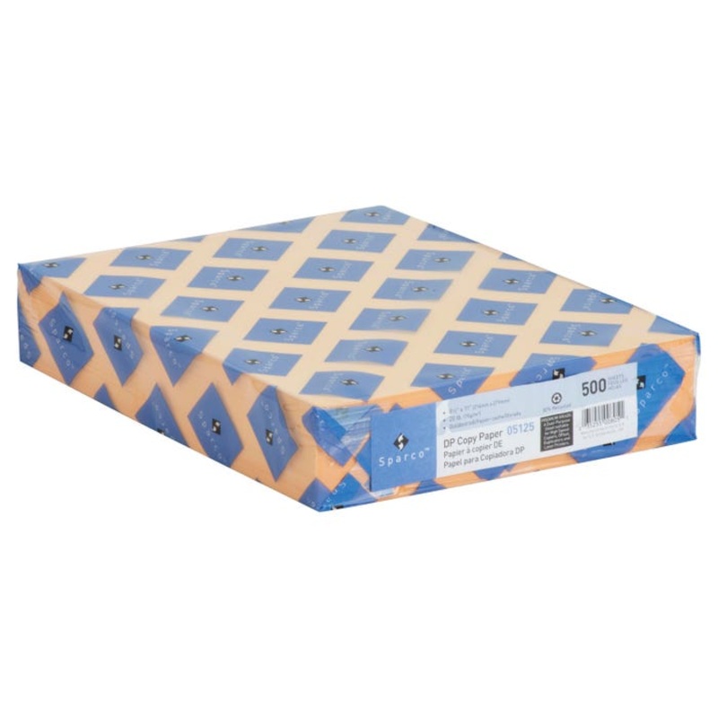 Sparco Multipurpose Paper, 8-1/2 x 11 Inches, 20 lb, Goldenrod, 500 Sheets