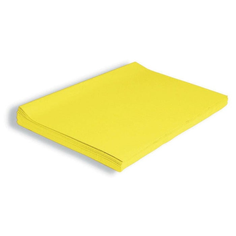Spectra Deluxe Bleeding Tissue Paper, 20 x 30 Inches, Canary, 24 Sheets