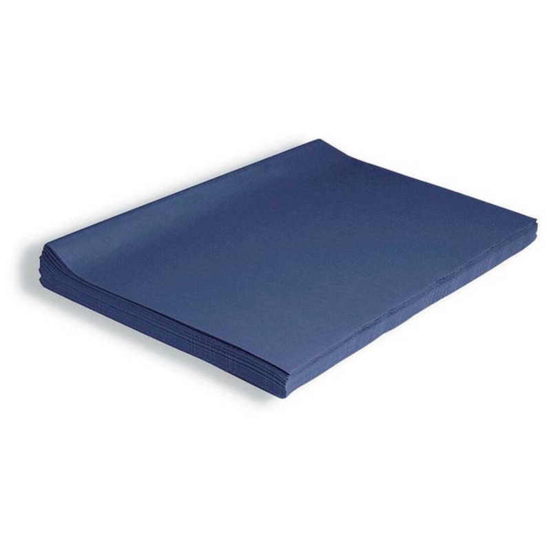 Spectra Deluxe Bleeding Tissue Paper, 20 x 30 Inches, Medium Blue, 24 Sheets