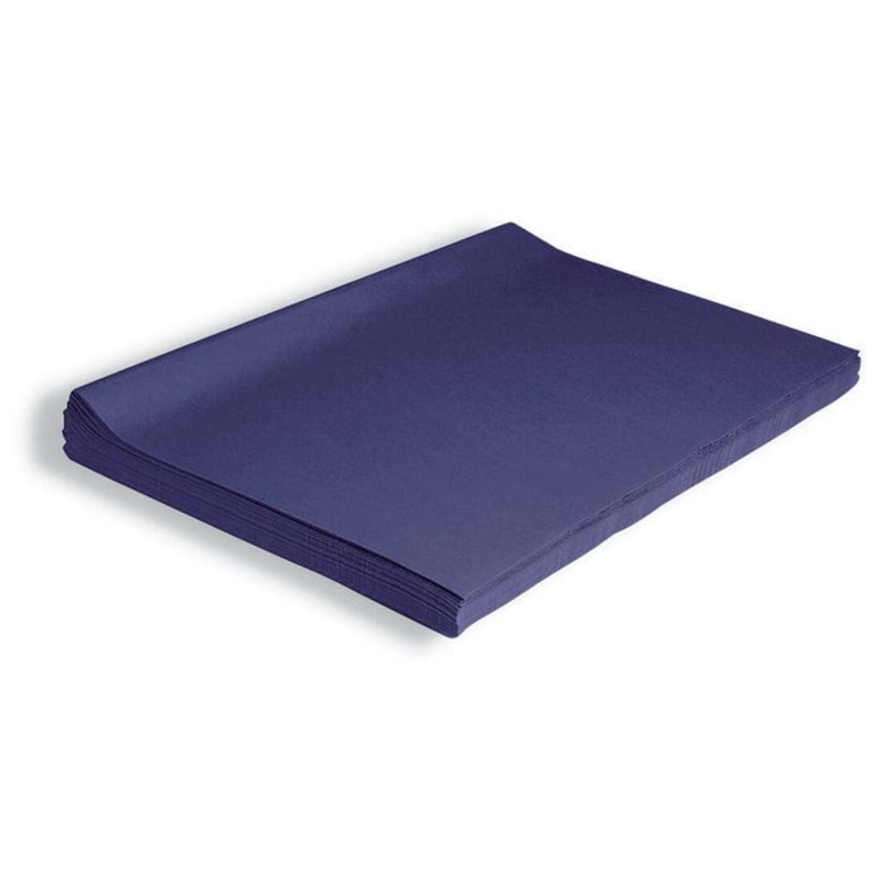 Spectra Deluxe Bleeding Tissue Paper, 20 x 30 Inches, National Blue, 24 Sheets