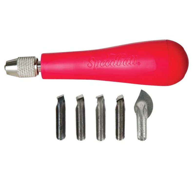 Speedball Linozip Number 37 Cutter Assortment, Set of 6