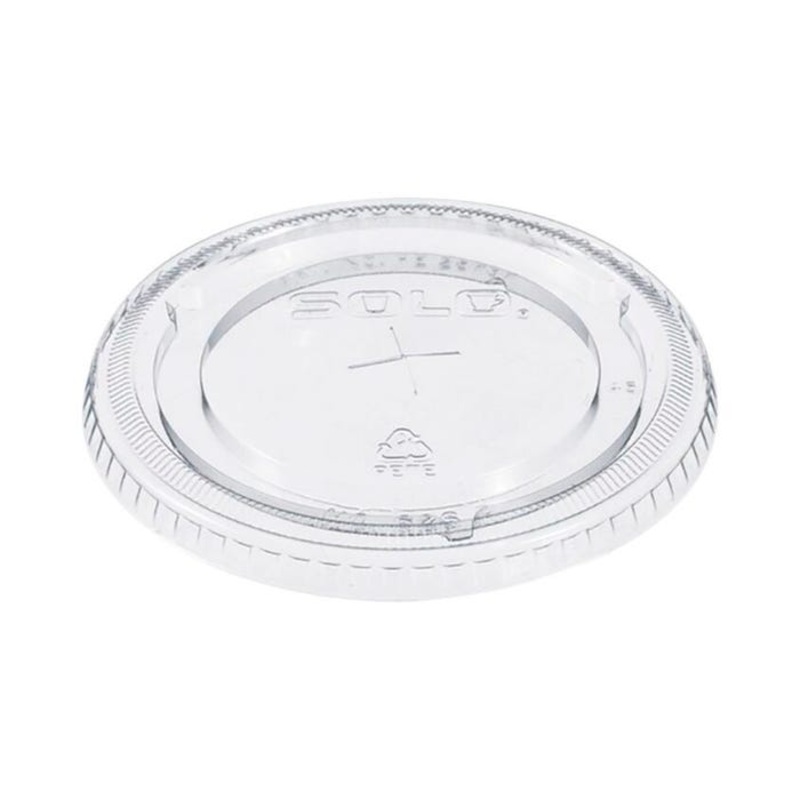 Solo Cup Straw Slotted Clear Lids