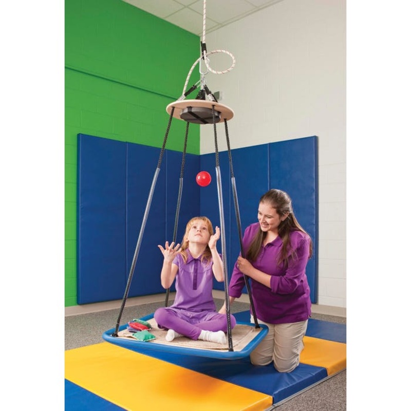 Southpaw Top Disc Design Platform Swing, 31 x 31 x 60 Inches