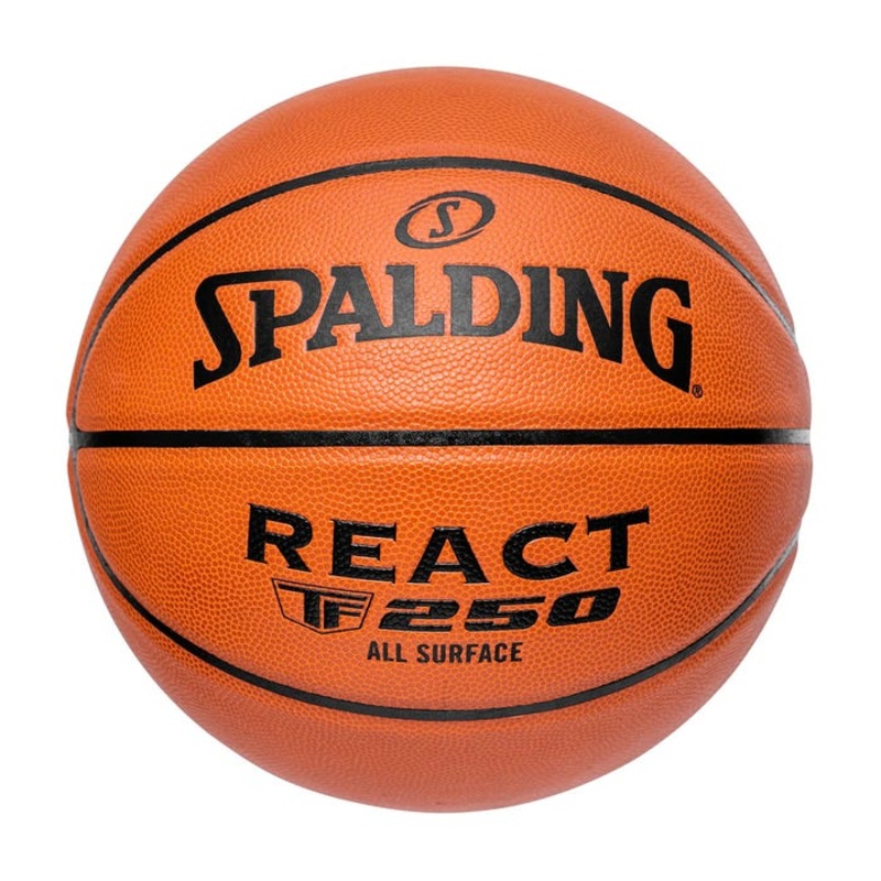 Spalding REACT TF250 Men's Official Basketball, 29-1/2 Inch, Orange