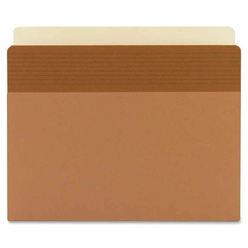 Smead Easy Grip Expanding File Pocket, Letter Size, 3-1/2 Inch Expansion, Redrope, Pack of 25