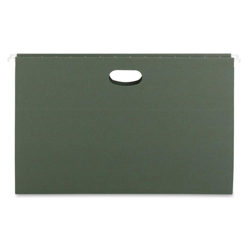 Smead Hanging File Pocket, Legal Size, 3-1/2 Inch Expansion, Green, Pack of 10