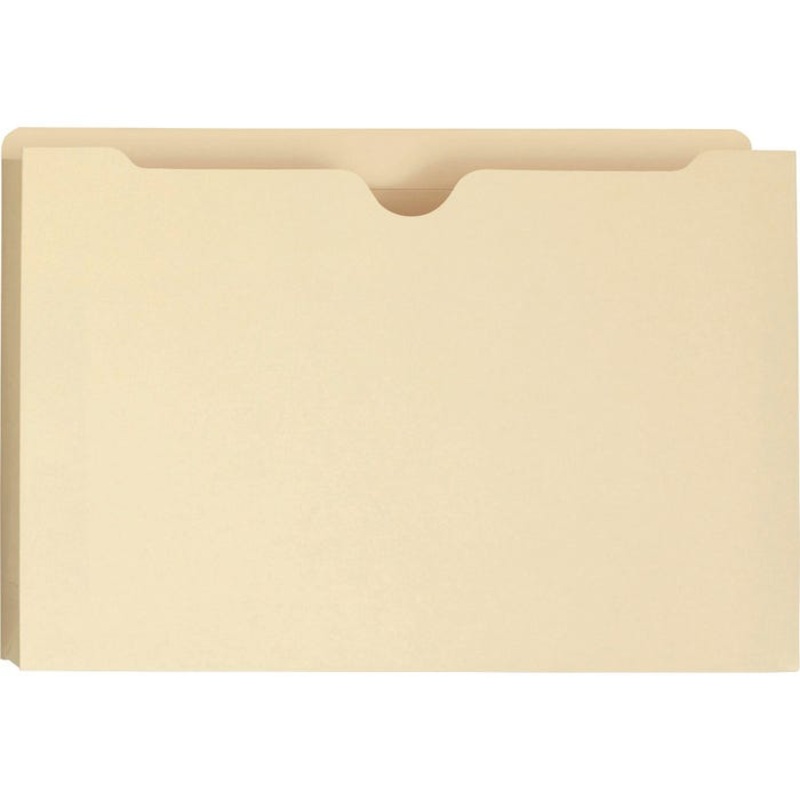 Smead Reinforced File Jacket, Legal Size, 2 Inch Expansion, Manila, Pack of 50