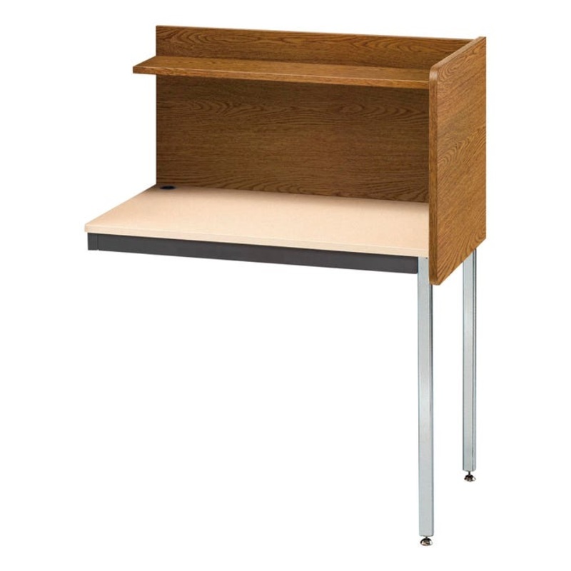 Smith Carrel Single Modular Carrel Adder, 37 x 24 x 46-1/4 Inches