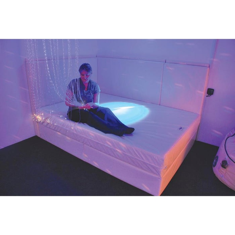 Snoezelen Vibroacoustic Waterbed, Single, White