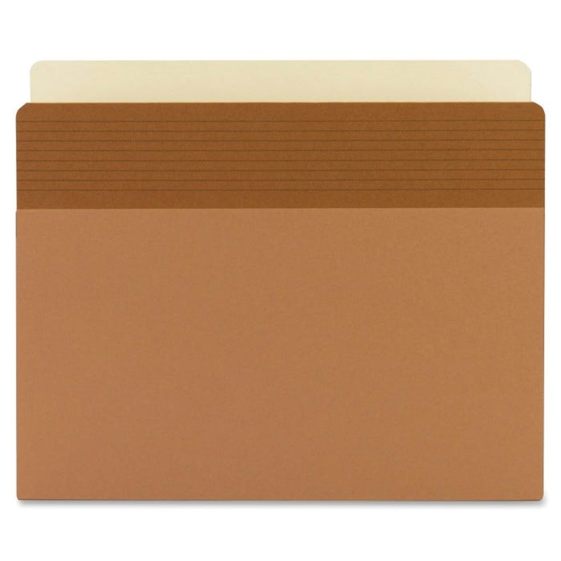 Smead Easy Grip Expanding File Pocket, Letter Size, 5-1/4 Inch Expansion, Redrope, Pack of 10