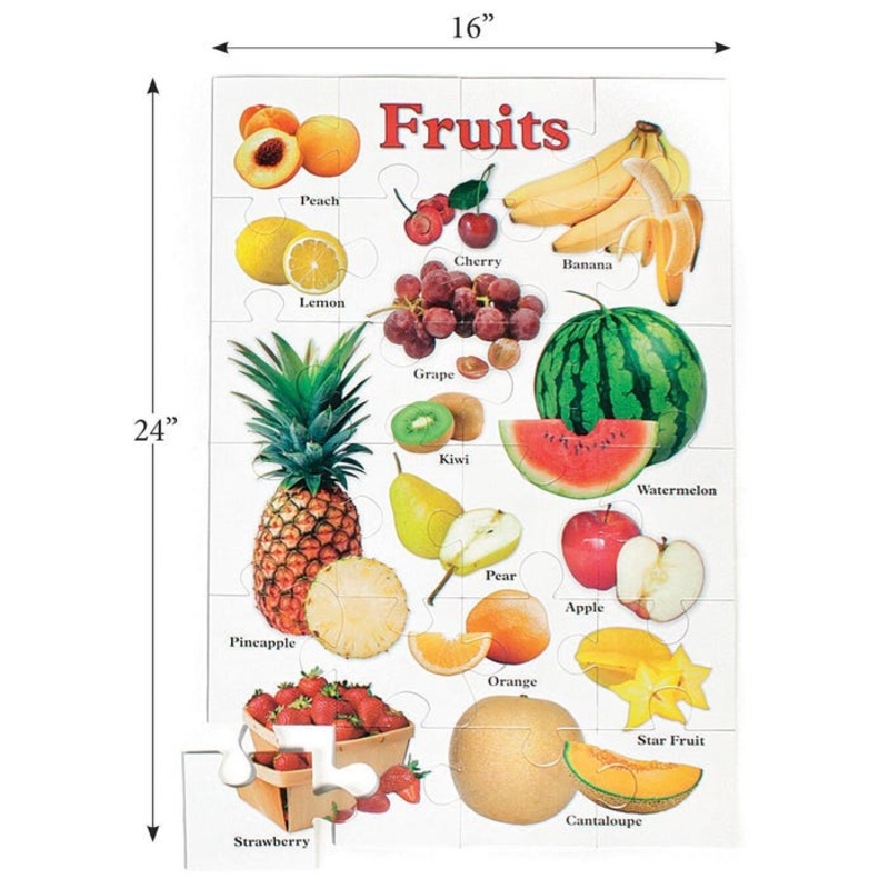 SI-Manufacturing Inside-View Fruit Floor Puzzle