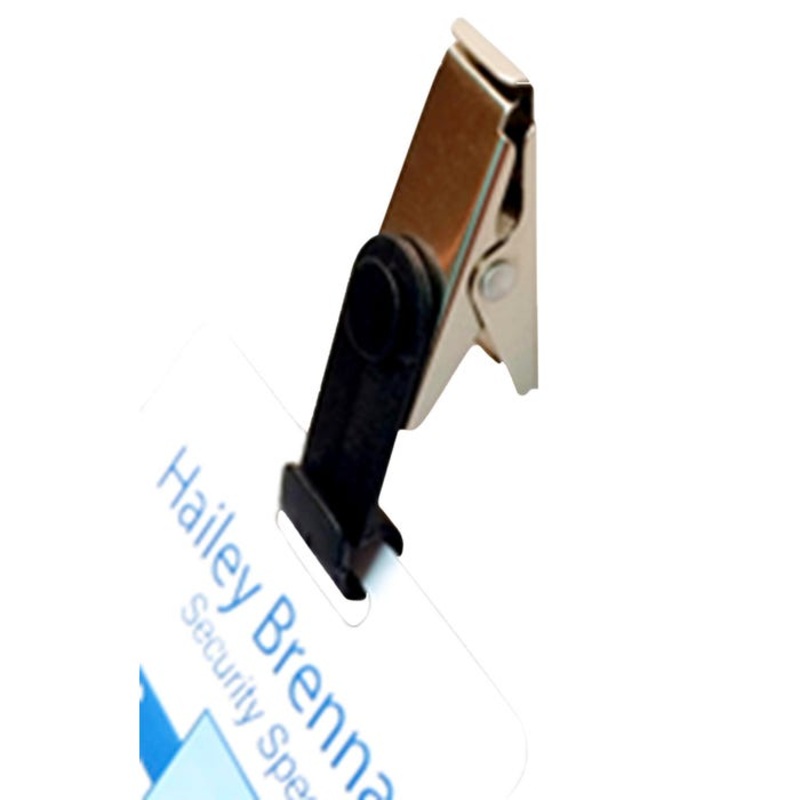 SICURIX Badge Clip, Premium Lo-Profile, Pack of 25