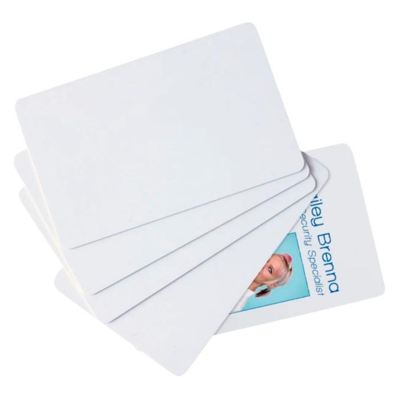 SICURIX Recycled Video Grade Security ID Card, CR80, 30 Millimeter Thickness, PVC, Pack of 100