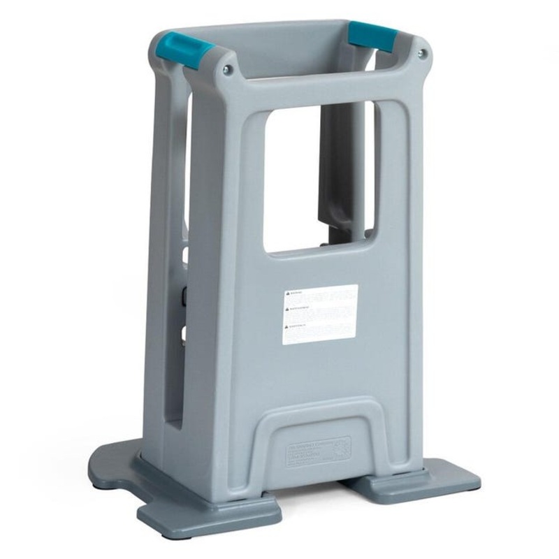 Simplay3 Toddler Tower Adjustable Stool, 18 x 16-1/2 x 34-1/2 Inches, Gray