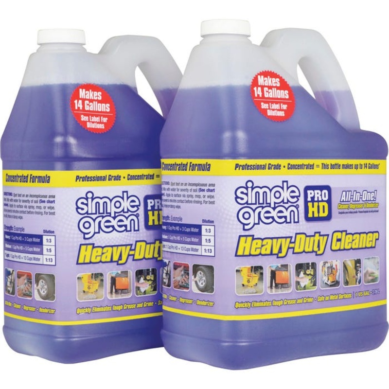 Simple green Pro HD Heavy-Duty Cleaner, 1 Gallon, Pack of 2