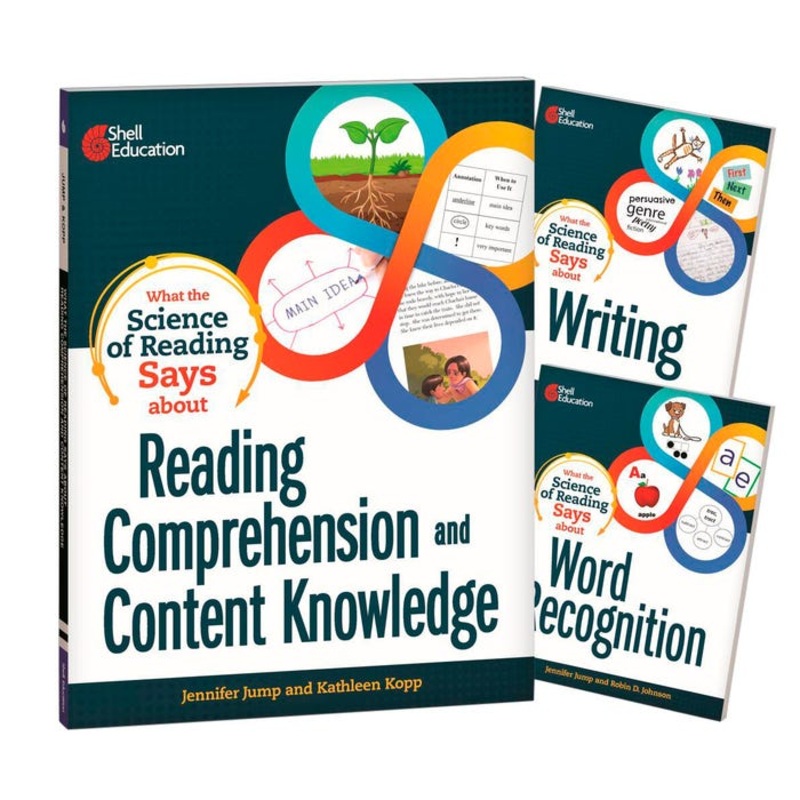 Shell Education What the Science of Reading Says, Set of 3, Grades K to 12