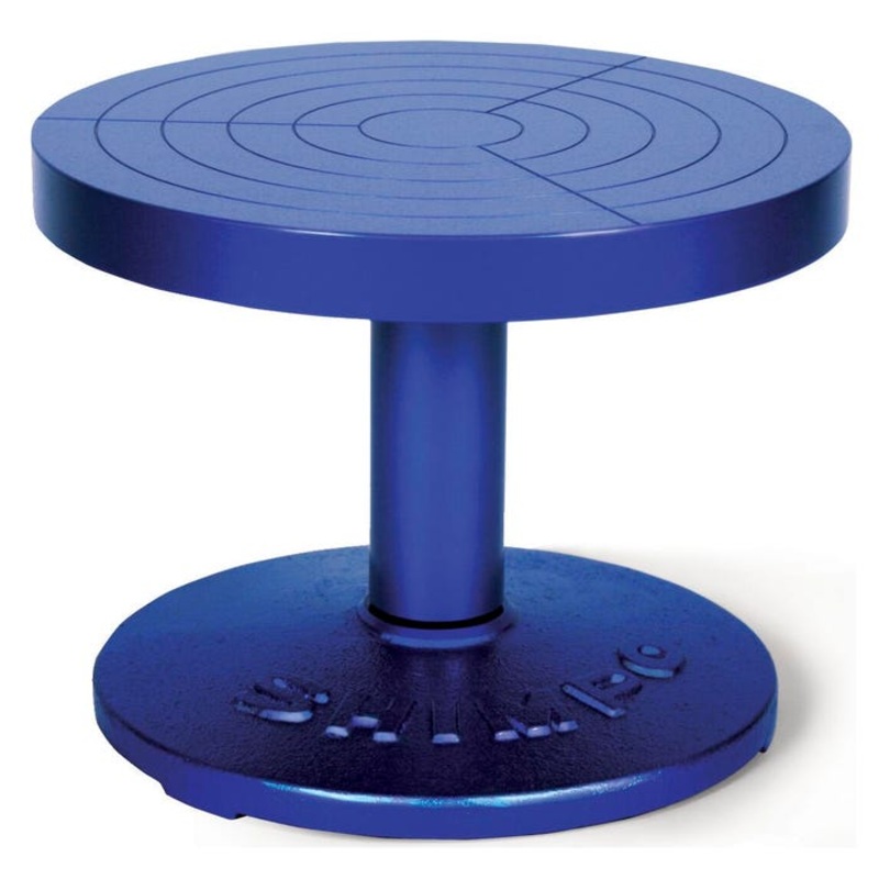 Shimpo Banding Wheel, 7-1/5 x 9-7/8 Inches, Blue