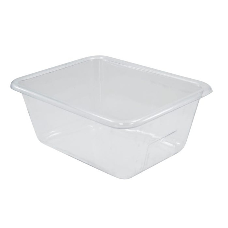 Shirley K's T-134 Storage Bin, 14-1/2 x 11-1/2 x 6-1/4 Inches, Clear
