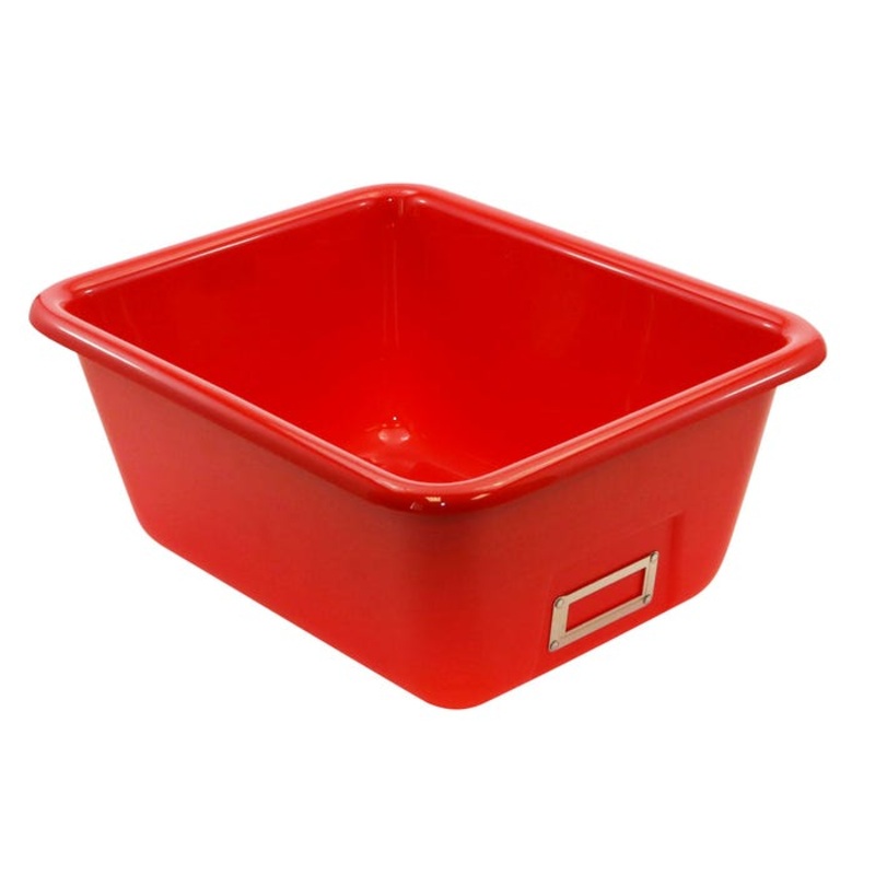 Shirley K's T-134 Storage Bin, 14-1/2 x 11-1/2 x 6-1/4 Inches, Orange