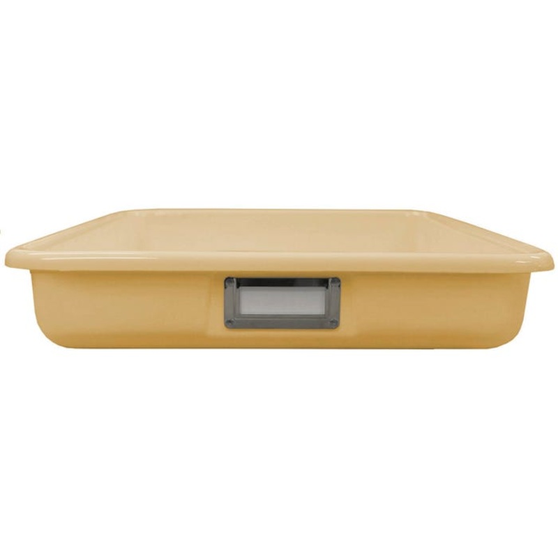 Shirley K's T-181 Storage Bin, 16 x 12 x 4 Inches, Ivory