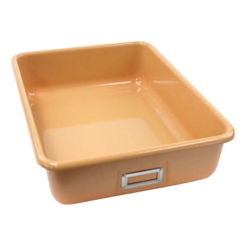 Shirley K's Tan Storage Bin, 19 x 10 x 4 Inches, Tan