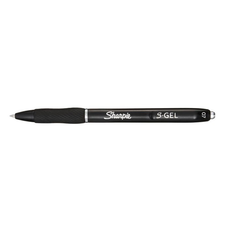 Sharpie S-Gel Pens, Medium Point, 0.7mm, Black Ink, Pack of 36