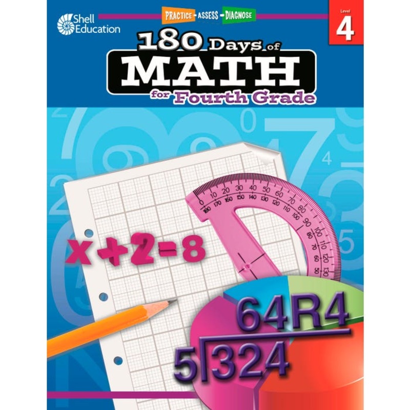 Shell Education 180 Days of Math for Fourth Grade