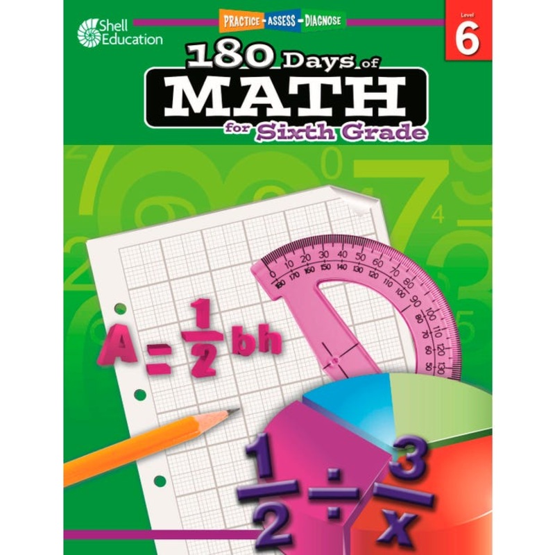 Shell Education 180 Days of Math for Sixth Grade
