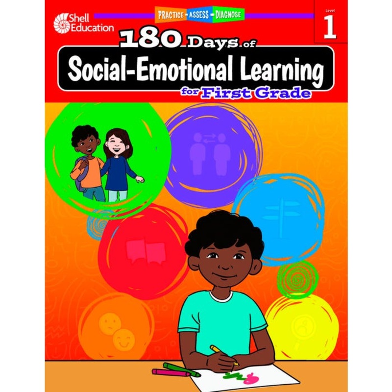 Shell Education 180 Days of Social-Emotional Learning for First Grade