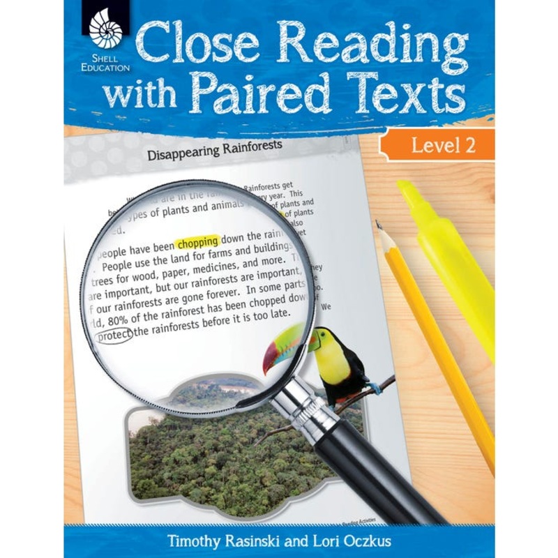 Shell Education Close Reading with Paired Texts Level 2