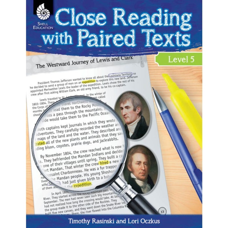 Shell Education Close Reading with Paired Texts Level 5