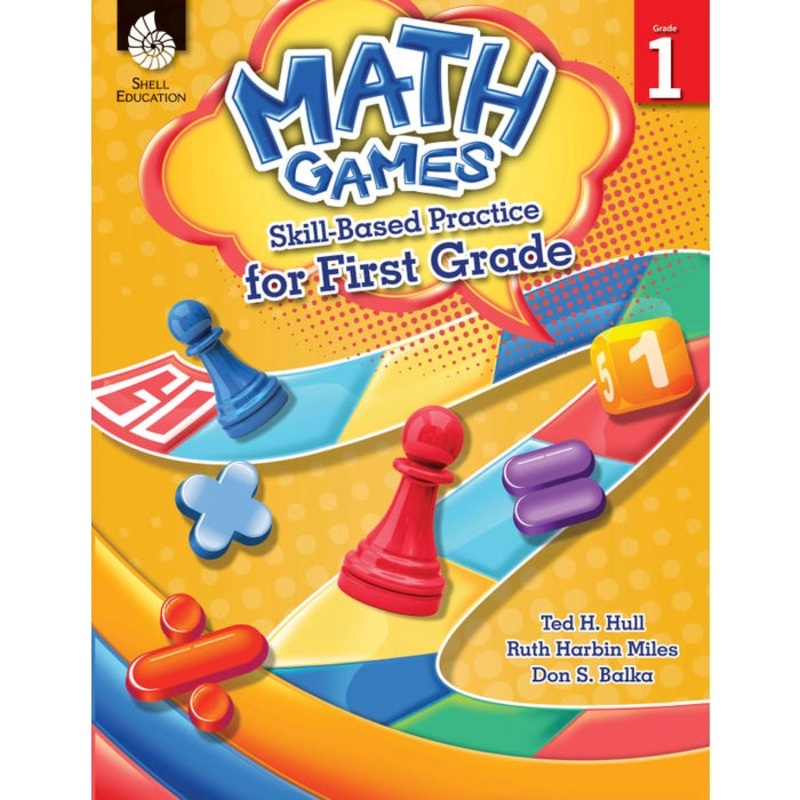 Shell Education Math Games: Skill-Based Practice for First Grade